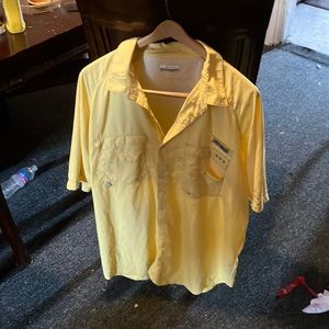 Yellow fishing shirt